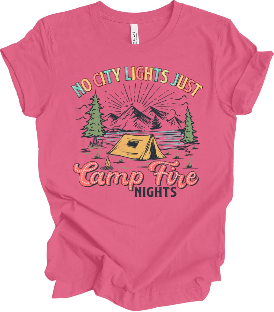 No City Lights Just Camp Fire Nights